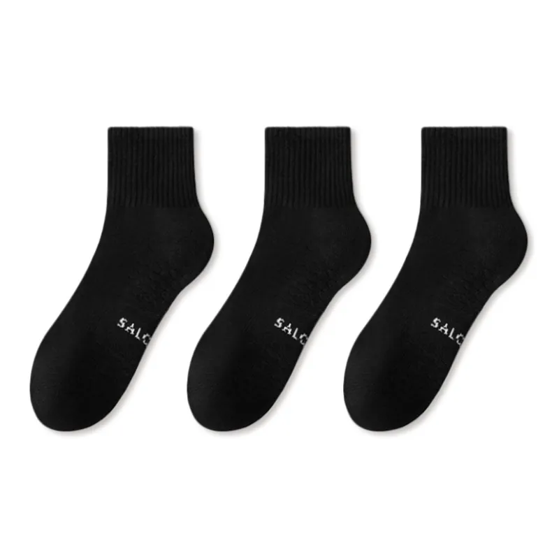 JIAZINI Mid Calf Socks Men's 3 Pack-5
