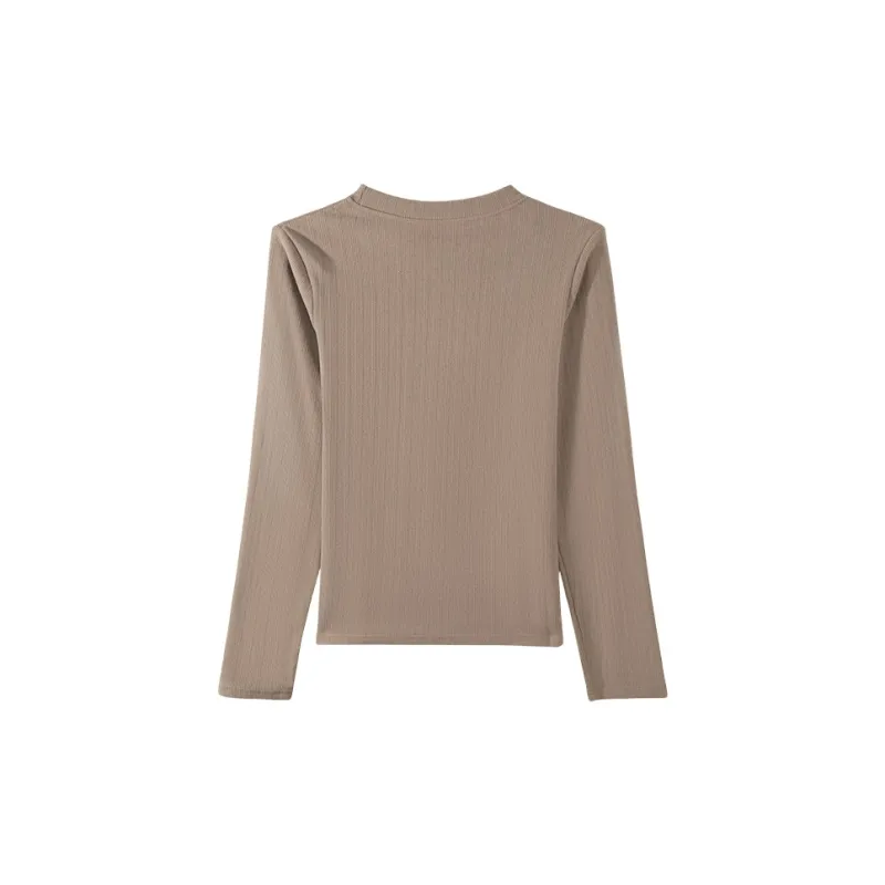 YIMANLI Fall And Winter Thermal Top Women's-12