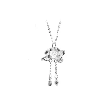 RURA S990 Fine Silver Necklaces Women's Silver