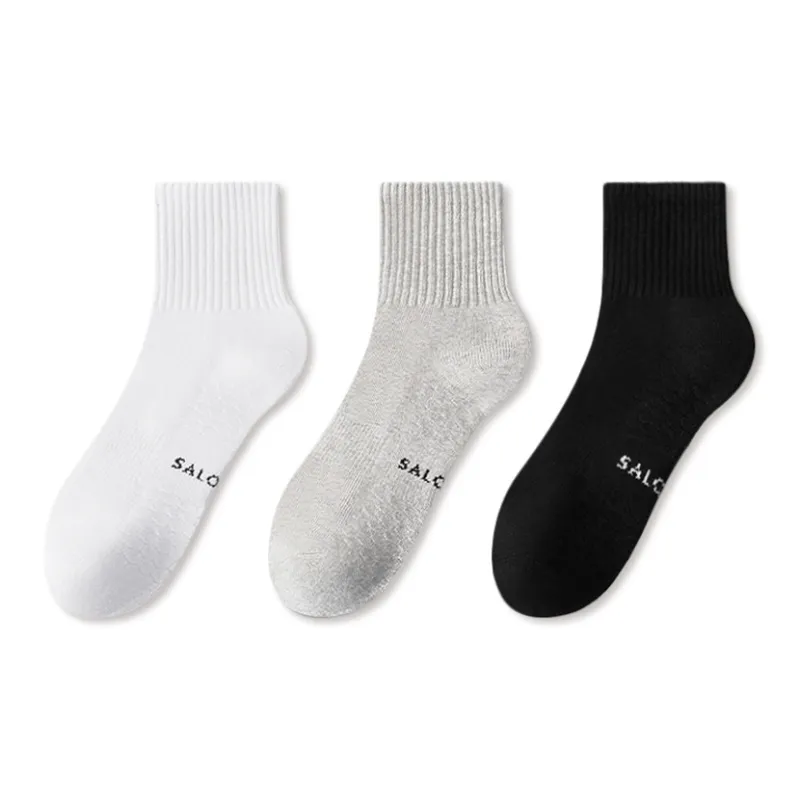 JIAZINI Mid Calf Socks Men's 3 Pack-11