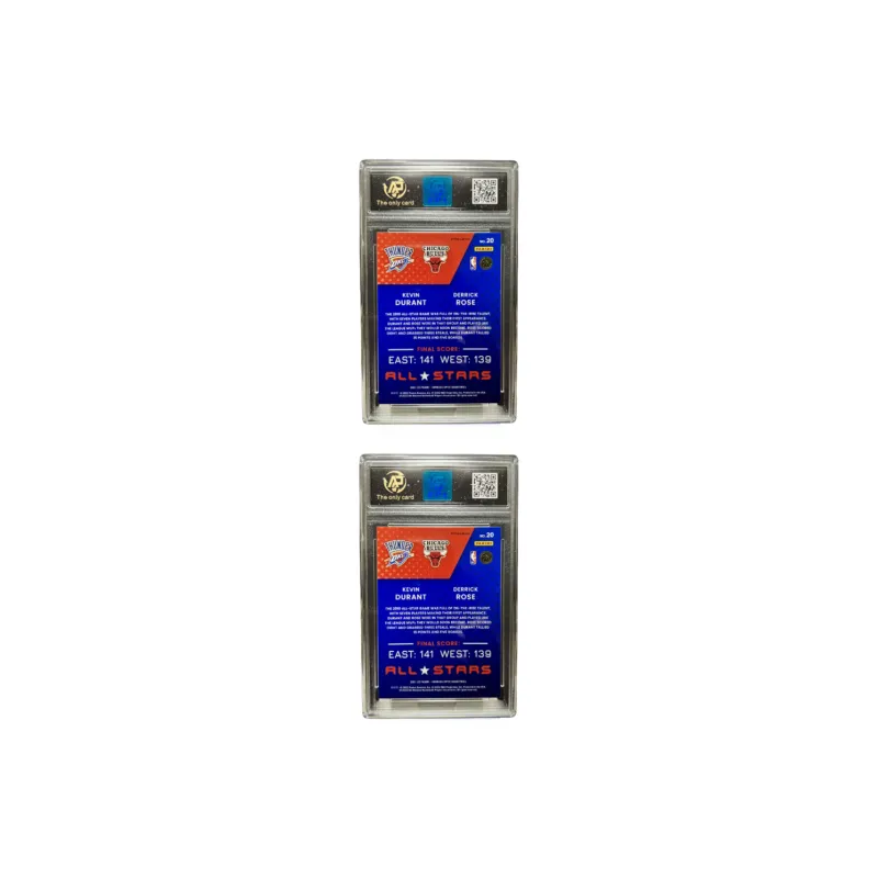 PANINI Derrick Rose KD Player Cards Double Throw All Star Period Photo Multicolor Holographic Card Graded Cards 1 Pc-2