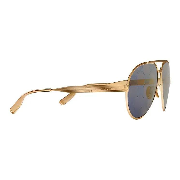 GUCCI Acetate Metal Aviator Sunglasses Men's Gold-1