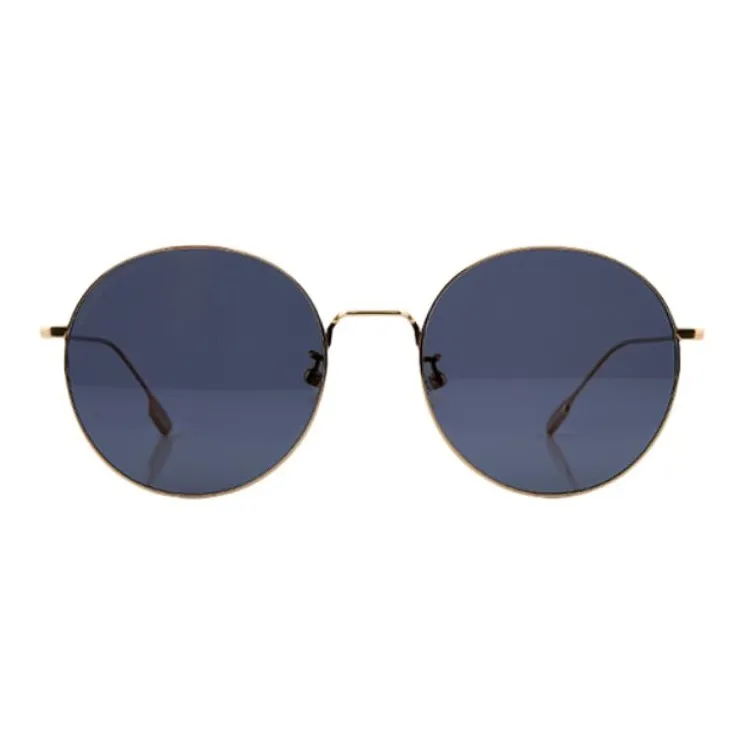 LAPIZ SENSIBLE. Β Titanium Round Sunglasses Unisex Gold-1