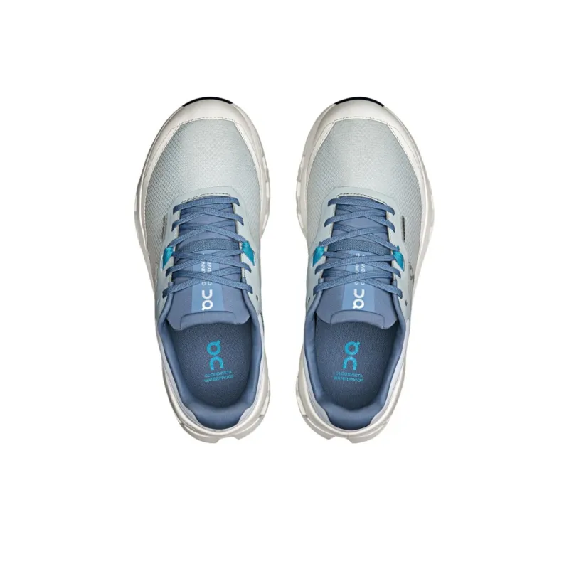 On Cloudvista 2 Anti Slip Wear Resistant Low Top Running Shoes Women's Blue White-3