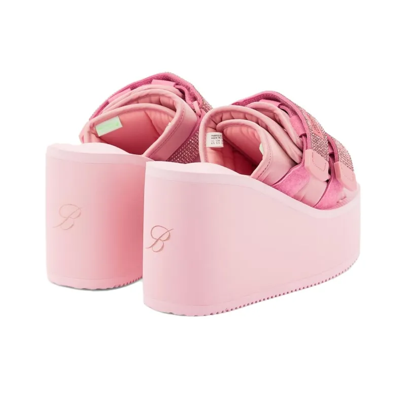 Blumarine Slide Slippers 10.7cm Women's Pink-3