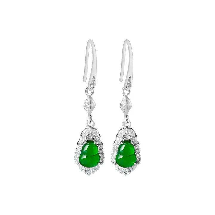 Yuanyanghuangjin Glutinous Jade Necklaces Women's-5