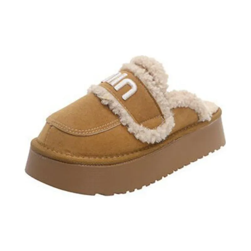 Yamada Hyakuju Home Slippers Khaki Brown-5