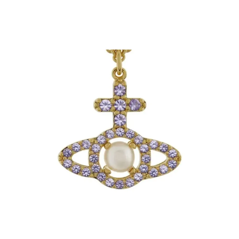 Vivienne Westwood Alloy Necklaces Women's Gold-2