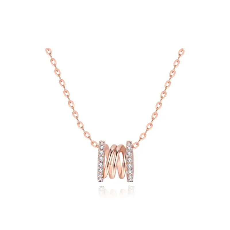 Chongqing Gold Store S925 Silver Necklaces Women's-5