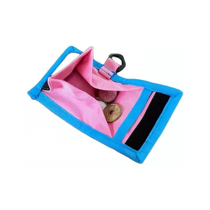 Disney Polyester Coin Purse Regular Women's Pink & Blue-1