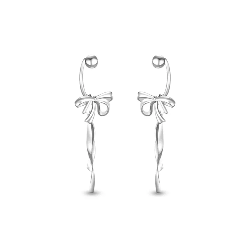 MISS TOOYA S999 Fine Silver Earrings Women's-0