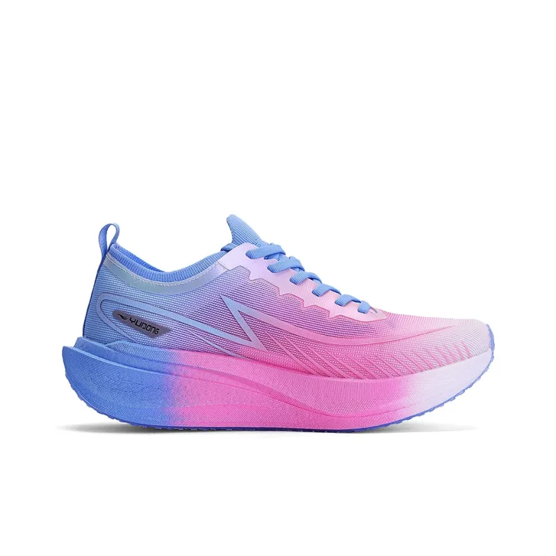 YUDONG Low Top Running Shoes Men's Glamor Blue Tulle-3
