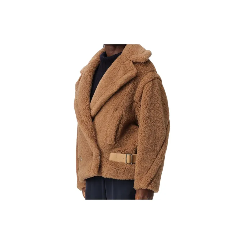 MaxMara Vanadio Teddy Short Coat-4
