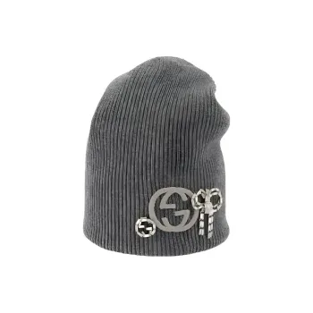 GUCCI Interlocking G Wool Beanie