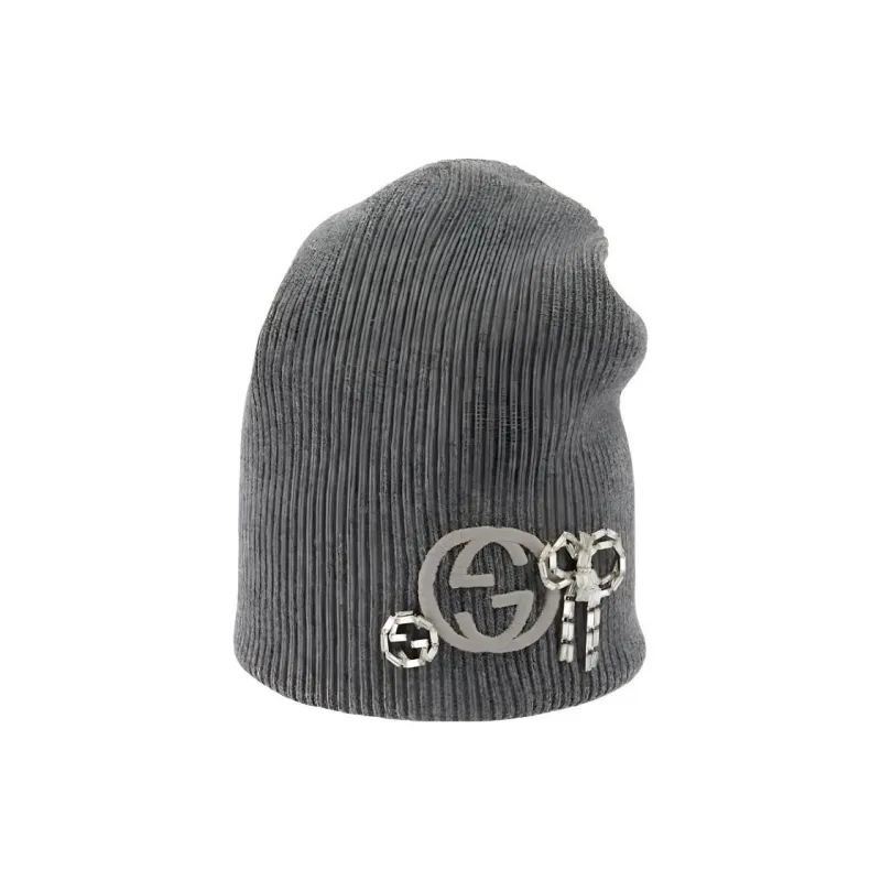 GUCCI Interlocking G Wool Beanie-0