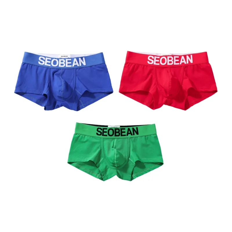 SEOBEAN Underpants Men's 3 Pack-8
