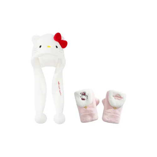 Hello Kitty Polyester Hoods & Plush Hats Unisex