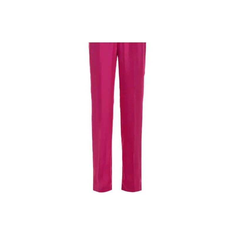RED VALENTINO REDValentino Pleated Straight Leg Trousers-3