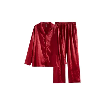 Same Language Pajama Set Men's China Red