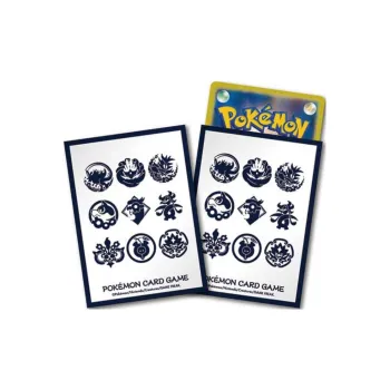 POKEMON Card Holder Poke Crest 'North And South' Card Accessories 64 Pcs/Box