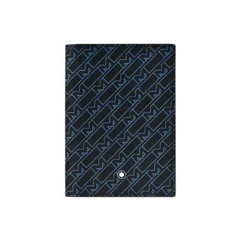 MONTBLANC M_Gram 4810 Fabric Card Holder Passport Case Unisex Blue