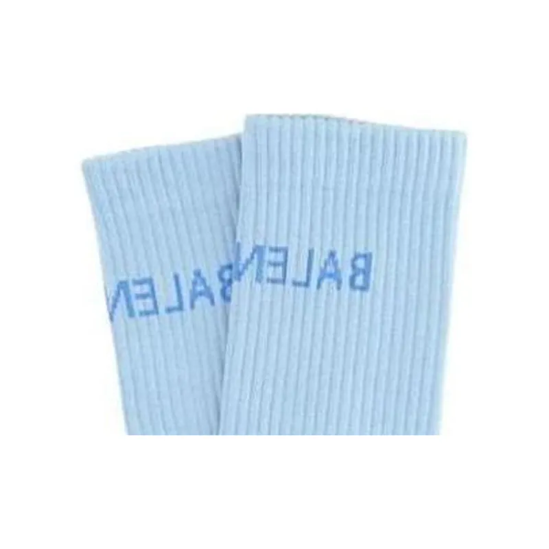 Balenciaga Mid-Calf Socks Men's Blue-2