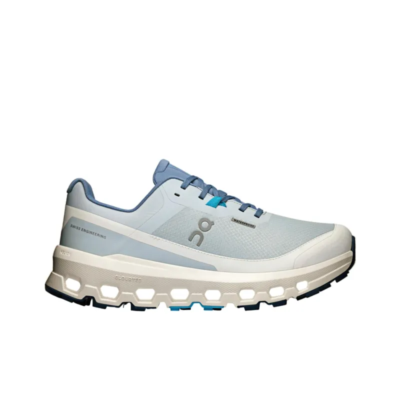 On Cloudvista 2 Anti Slip Wear Resistant Low Top Running Shoes Women's Blue White-1