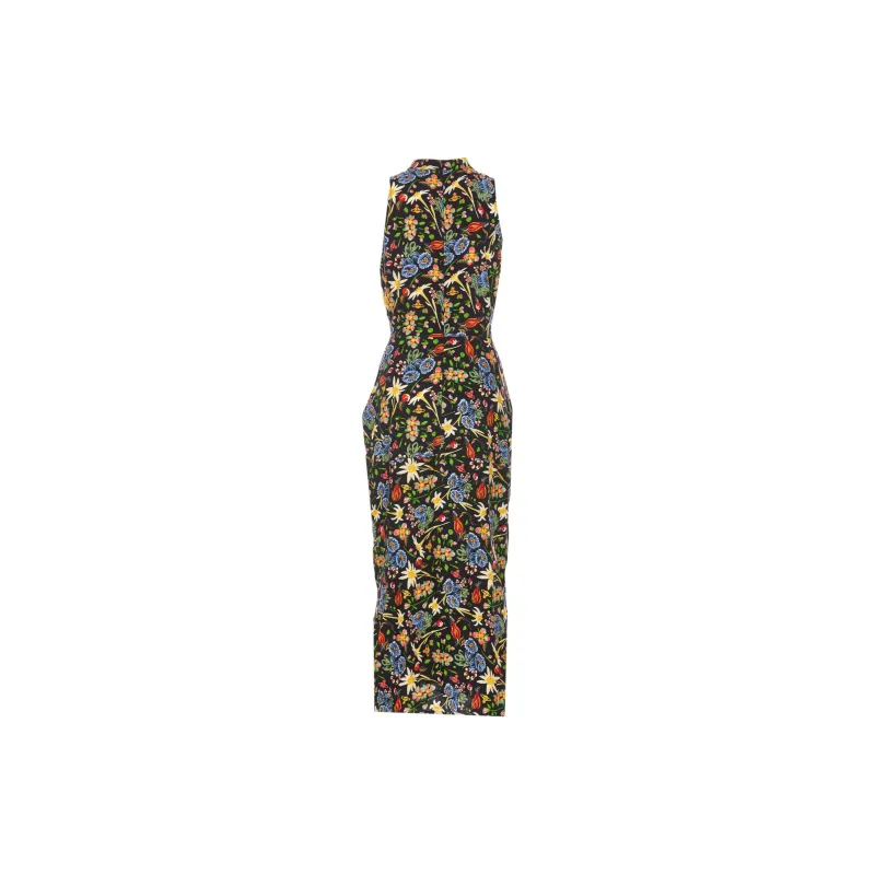 Vivienne Westwood Allover Floral Printed Midi Dress-1