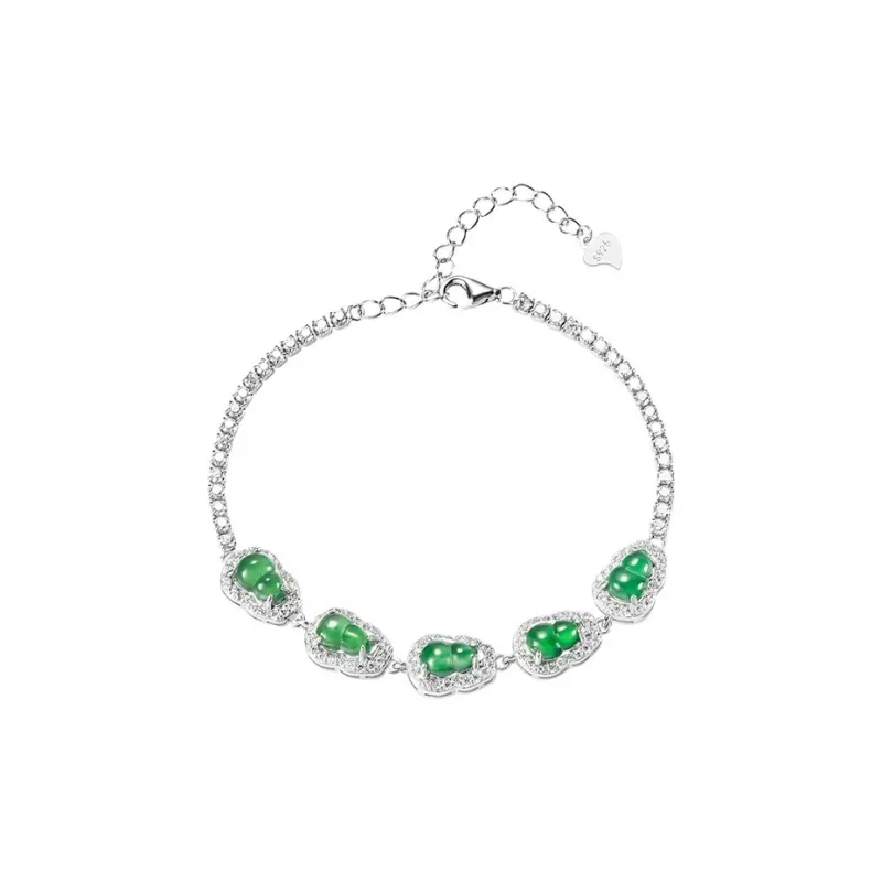 Yuanyanghuangjin Glutinous Jade Necklaces Women's-4