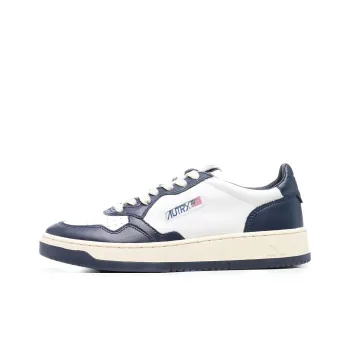 AUTRY Medalist Leather Low White Blue
