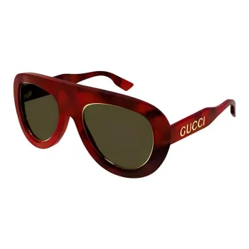GUCCI Aviator Sunglasses Women's Tortoiseshell