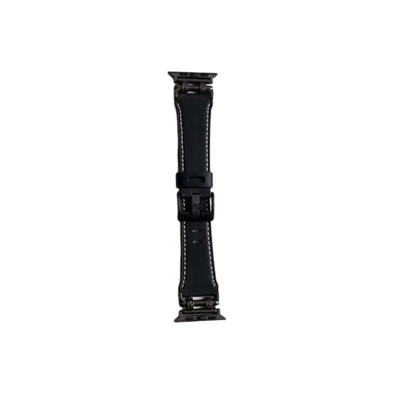 NCFCK Apple Compatibility Watch Band Genuine Leather Material-0