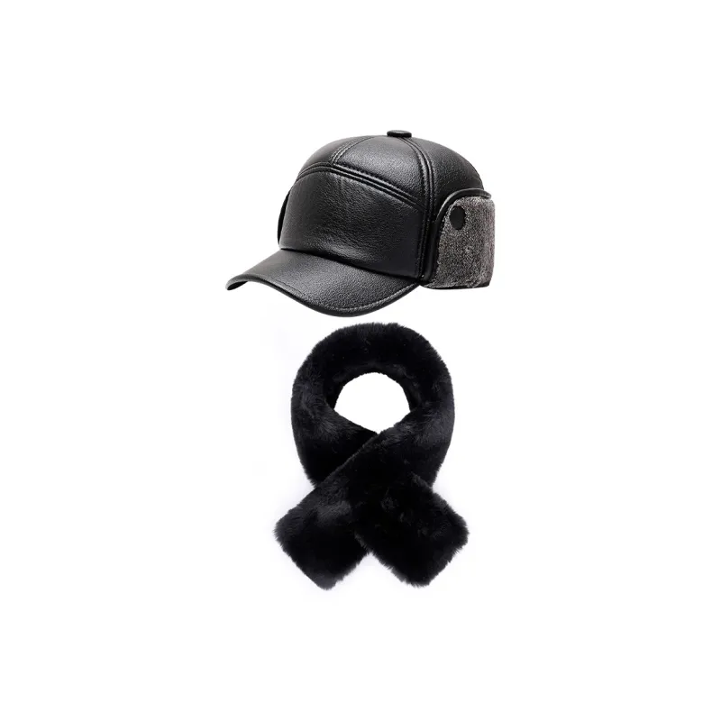 TUCANO Pu Leather Baseball Caps Unisex-8