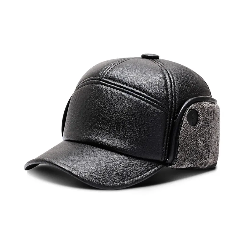 TUCANO Pu Leather Baseball Caps Unisex-5