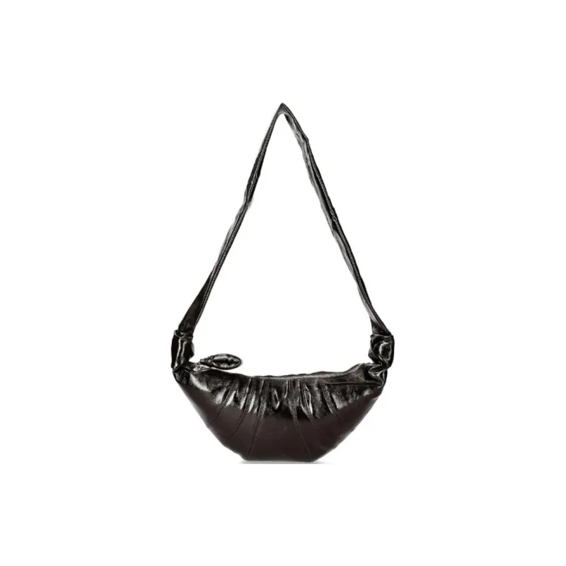 Lemaire Cotton Shoulder Bag, Crossbody Bag Unisex Black-0