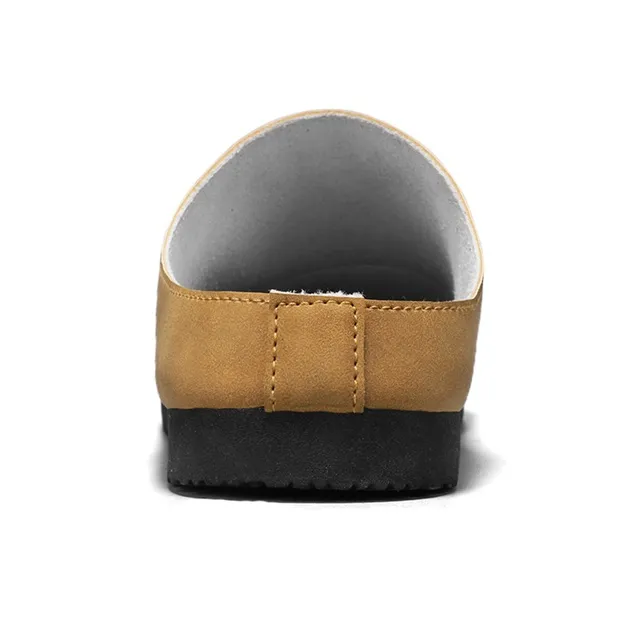 RENBEN Odor Resistant Slip Resistant Wrap toe Slippers Men's-5