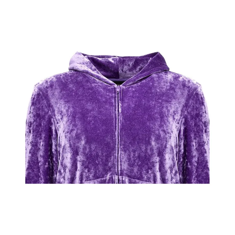 Balenciaga Zipped Velvet Hoodie-3