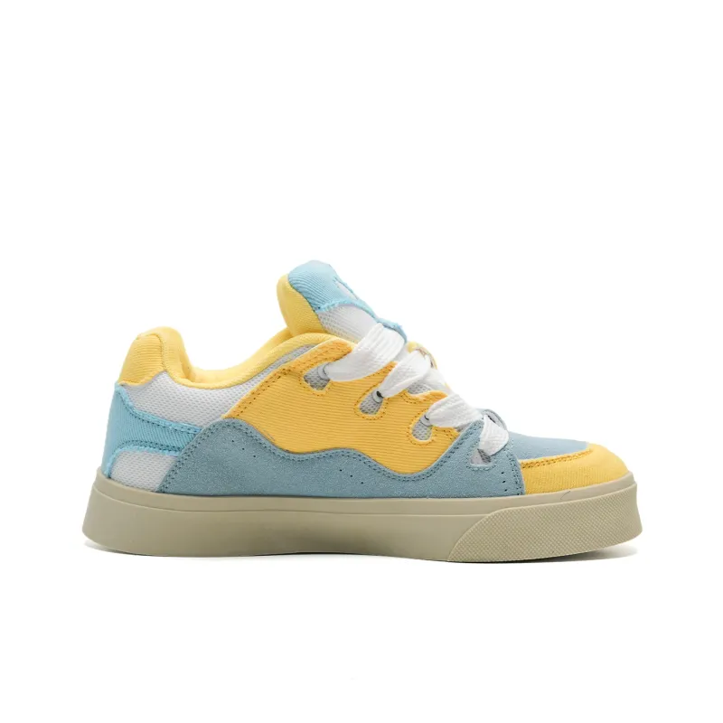Circle Small Coverage Impact Resistance Balance Height Increasing Low Top Skateboard Shoes Unisex-12