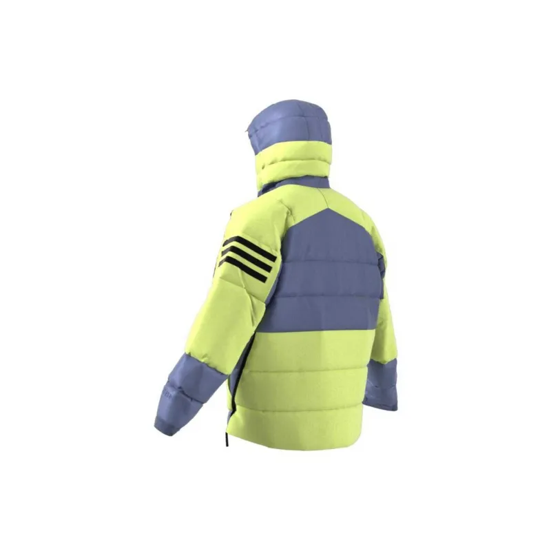Adidas XPLORIC Puffy Down Jacket Unisex Yellow Purple-5