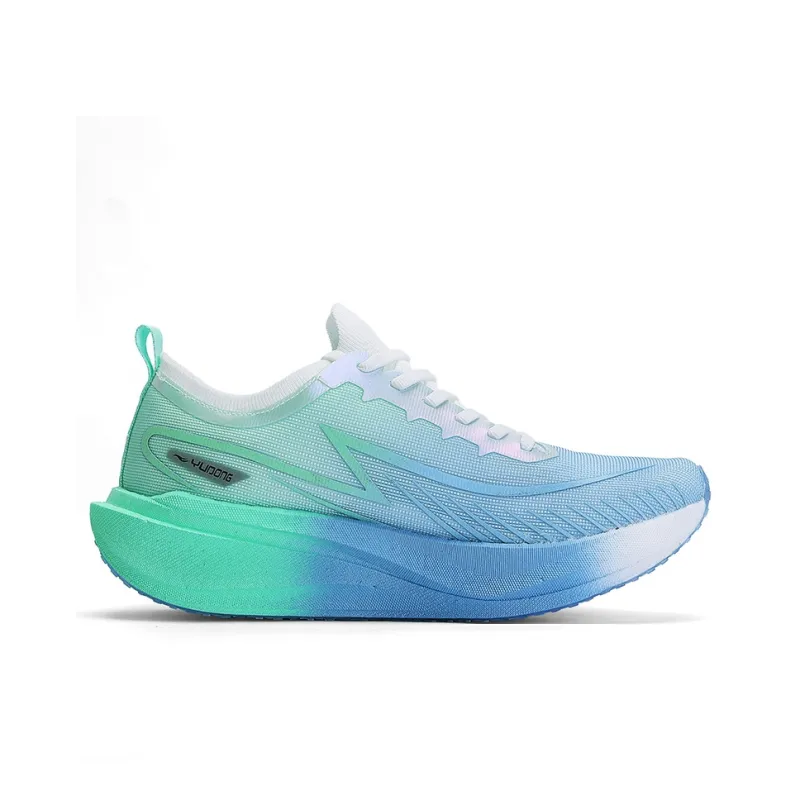 YUDONG Running Shoes Men Low Top Green Cyan-1