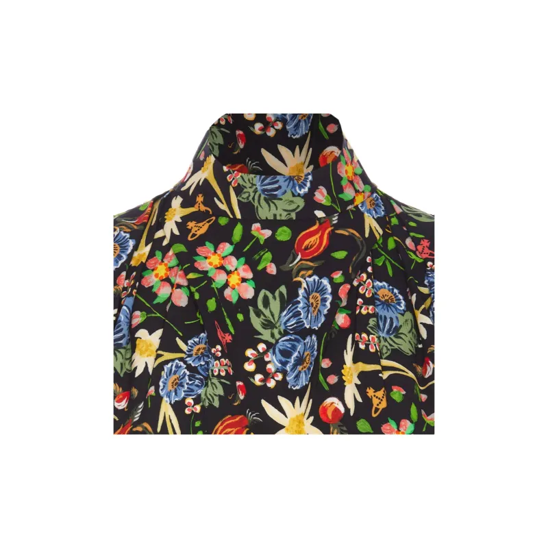 Vivienne Westwood Allover Floral Printed Midi Dress-5