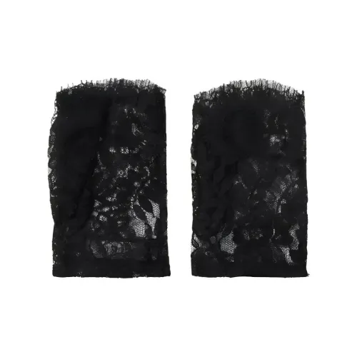 GUCCI Polyamide Gloves Women's Black