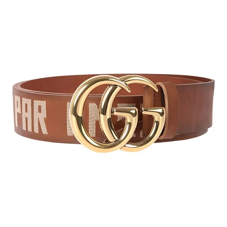 GUCCI Double G Belt L'Aveugle Par Amour 1.5'W-0