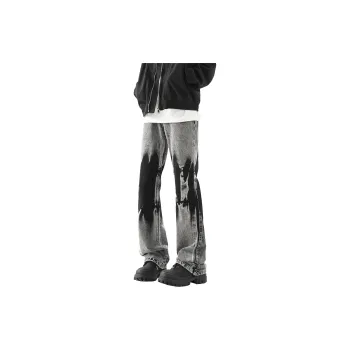 PAINT STAIN Jeans Unisex Heather Gray