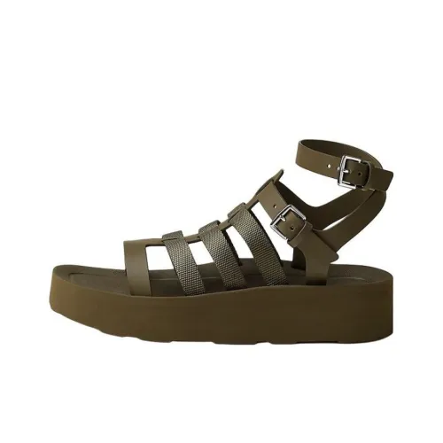 HERMES Jupiter Roman Sandals 4.3cm Women's Green