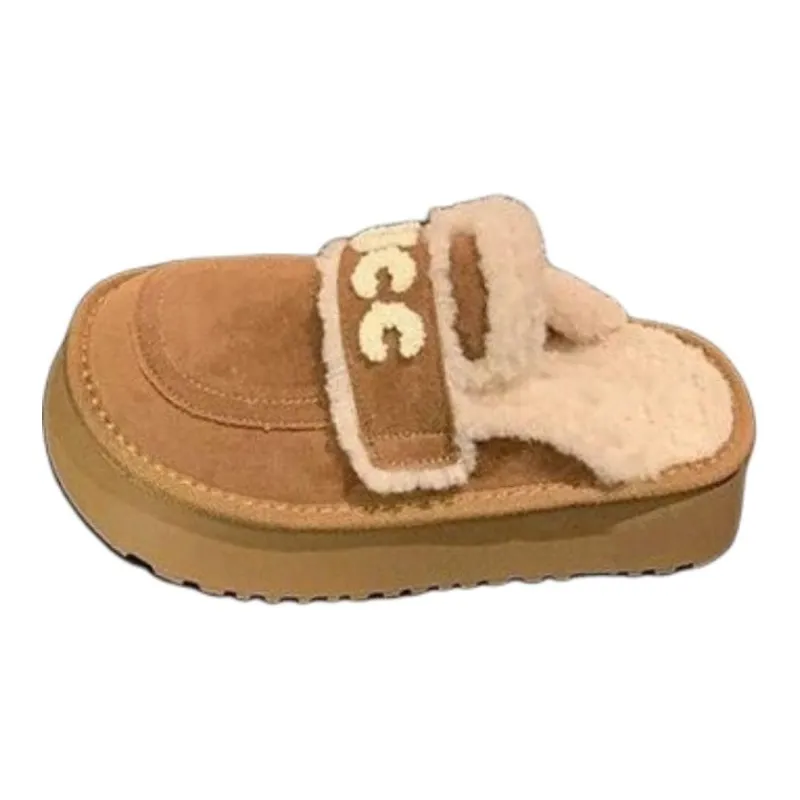 Qiao Anju Home Slippers Gray, Chestnut-5