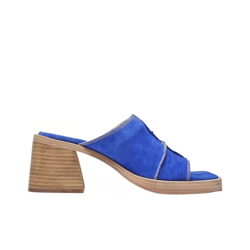 MIISTA Slide Slippers Women's Blue-1