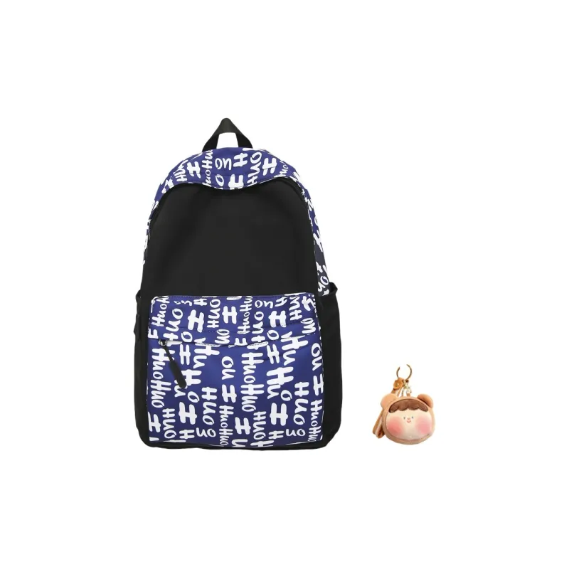 BRABOSTON Nylon Backpack Unisex Black/Yellow/Green/Blue/Pink-6
