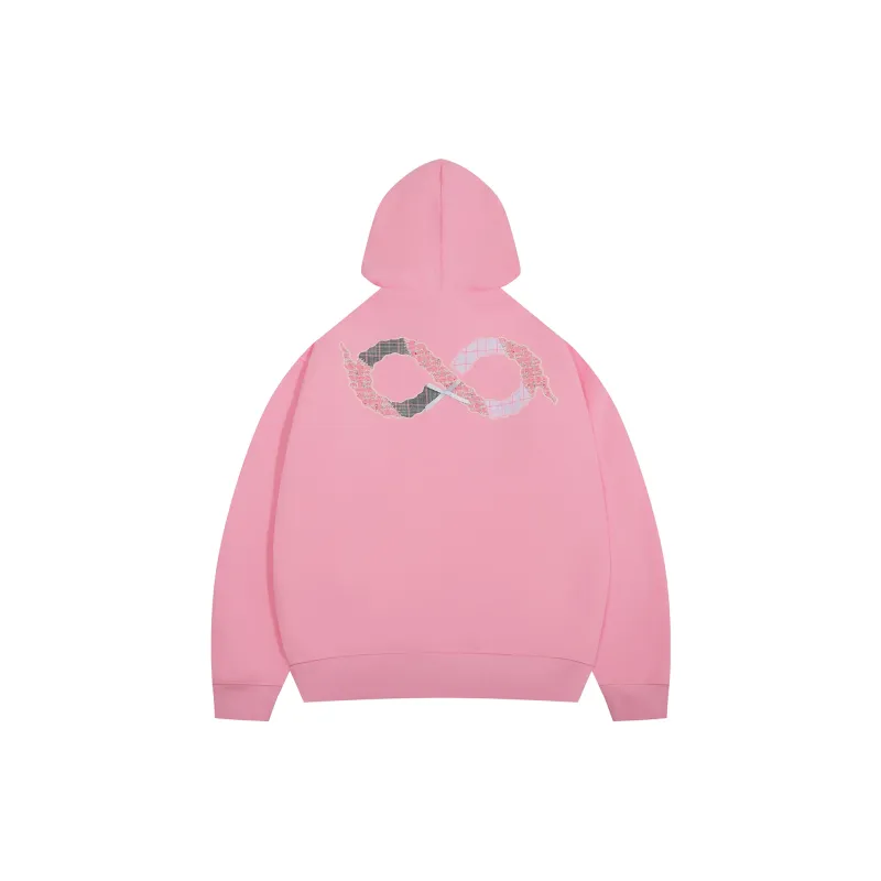 BIPOLAR Hoodie Unisex Heather Gray Pink Blue-3