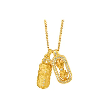 Kowloon Ancient S925 Silver Necklaces Unisex